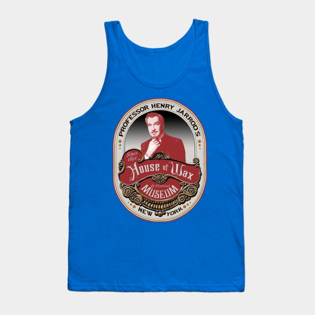 Vincent Price House of Wax Tank Top by hauntedjack